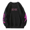 AC DC Designed Oversized Sweatshirt