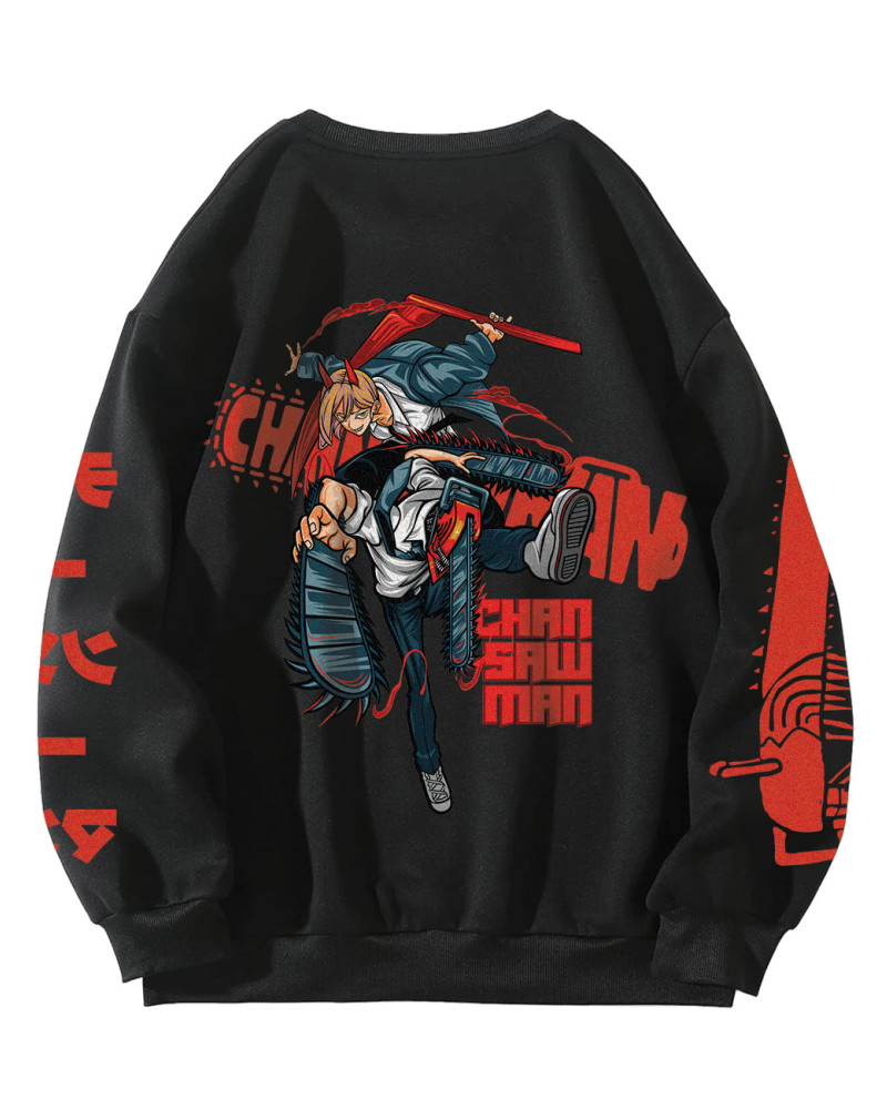 Chainsaw Men Designed Oversized Sweatshirt