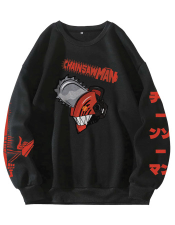 Chainsaw Men Designed Oversized Sweatshirt