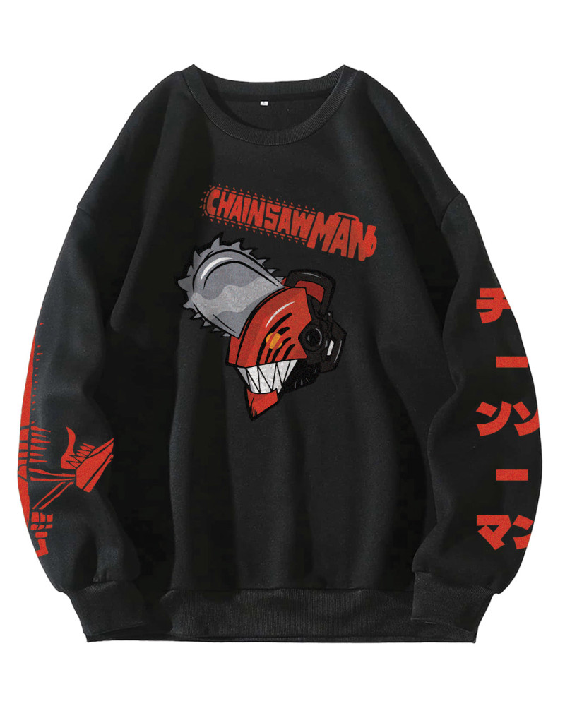Chainsaw Men Designed Oversized Sweatshirt