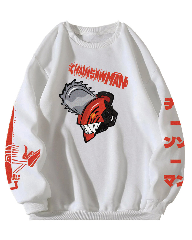 Chainsaw Men Designed Oversized Sweatshirt