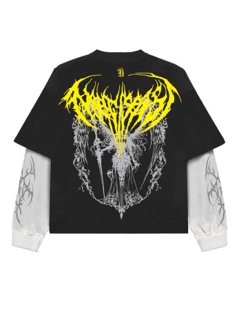 Ethereal Flame Angel LS Oversized Tee