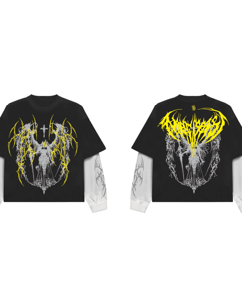 Ethereal Flame Angel LS Oversized Tee