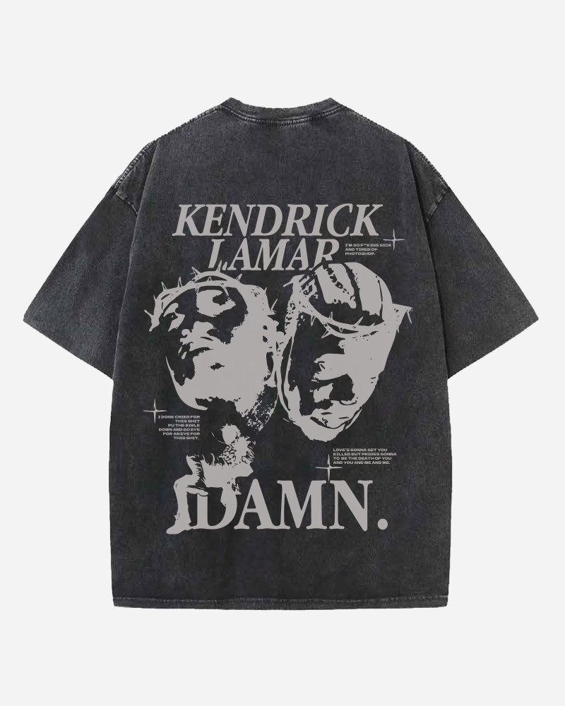 Kendrick Lamar Designed Vintage Oversized T-shirt