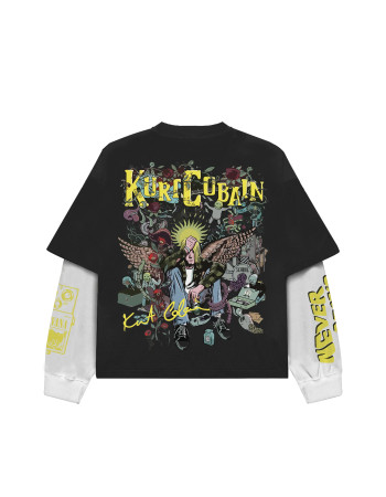 Kurt Cobain LS Oversized Tee