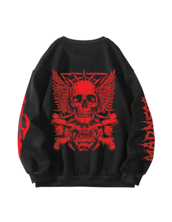 Madness Designed Oversized Sweatshirt