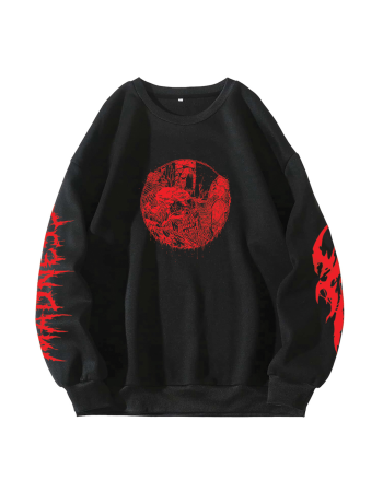 Madness Designed Oversized Sweatshirt