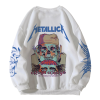 Metallica Designed Oversized Sweatshirt