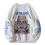 Metallica Designed Oversized Sweatshirt