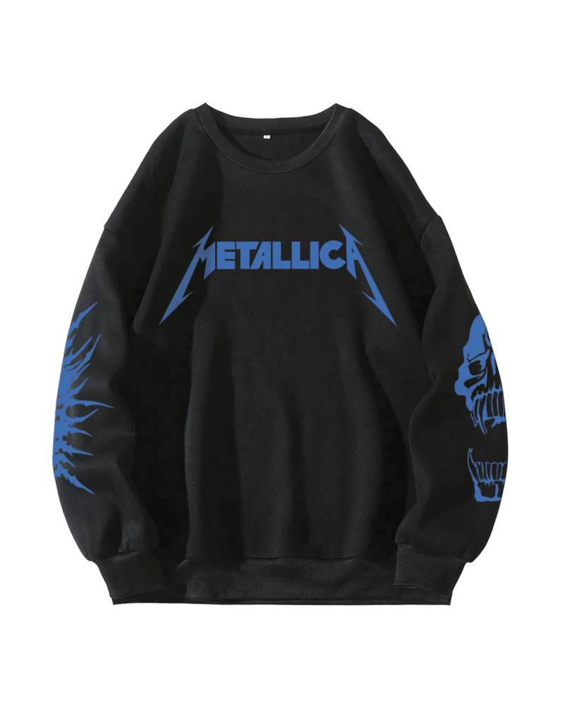 Metallica Designed Oversized Sweatshirt