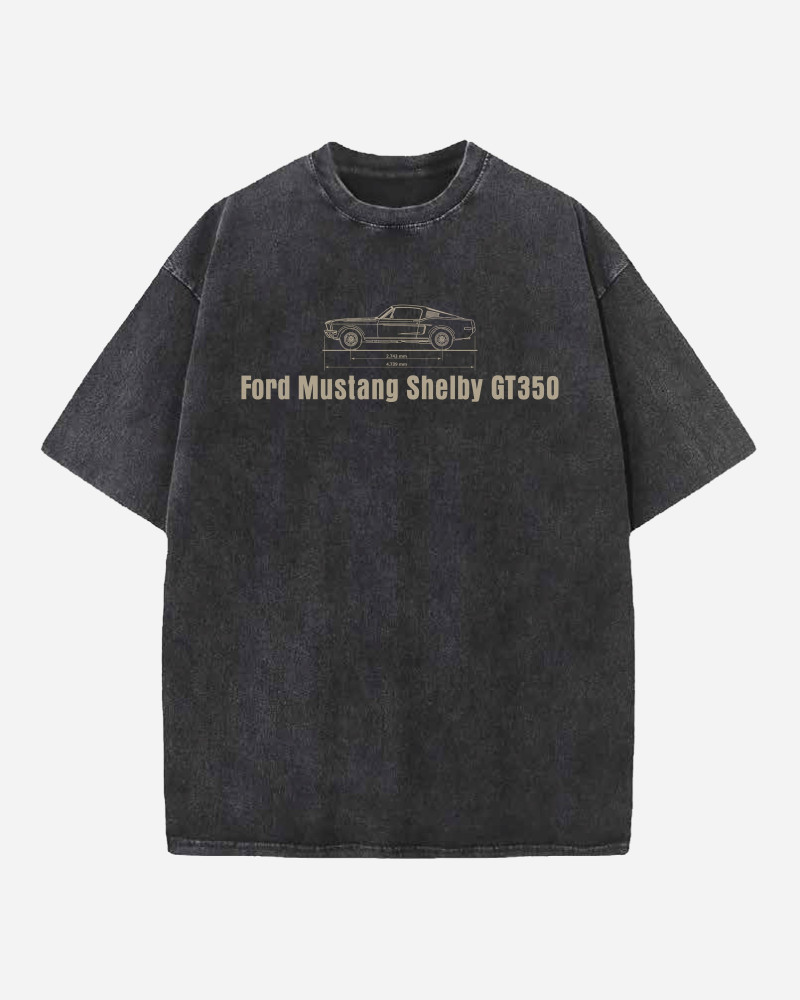 Mustang Designed Vintage Oversized T-shirt
